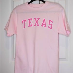 Short sleeve pink TEXAS tshirt